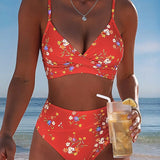 ROMINA™ | Bikini Sexy Entrecruzado Impresso Floral