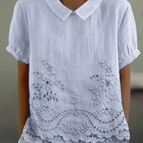 Lily™ | Camisa bordada