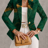 Honorine | Blazer de Mármore Esmeralda