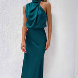 Tyra | Vestido de soirée elegante com decote halter