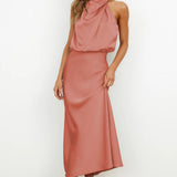 Tyra | Vestido de soirée elegante com decote halter