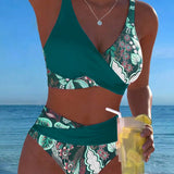 ESTER™ | Bikini Contraste Cor Moda Floral