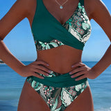 ESTER™ | Bikini Contraste Cor Moda Floral