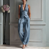 CONJUNTO ELEGANTE DE DUAS PEÇAS PARA MULHERES