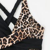 LEO™ | Fato de Banho de Uma Peça Férias Estampado Leopardo
