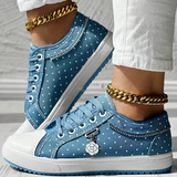 CAROL | SAPATILHAS ELEGANTES COM DETALHES FLORAIS
