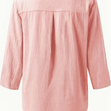 Solénya™ | Blusa de algodão-linho