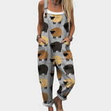 Combinado total de trabalho estampado