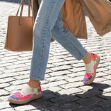 Zara | Slip-On Impresso Artístico & Sola Macia