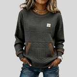 Céline | Sweat Color-Block Gola Redonda