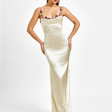 Pixie | Vestido longo em satin