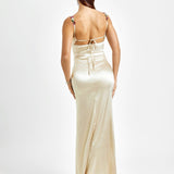 Pixie | Vestido longo em satin