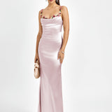 Pixie | Vestido longo em satin
