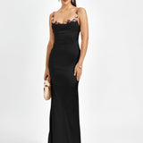 Pixie | Vestido longo em satin