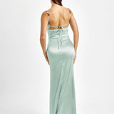 Pixie | Vestido longo em satin