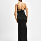 Pixie | Vestido longo em satin