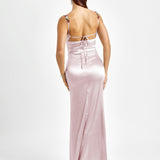 Pixie | Vestido longo em satin