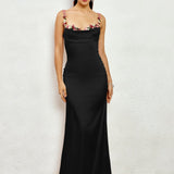 Pixie | Vestido longo em satin