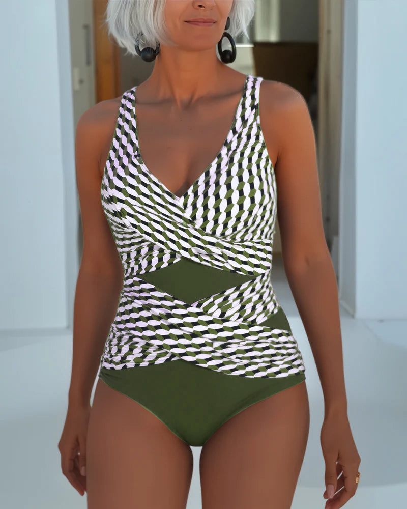 Ashley™ | Traje de banho com design cruzado para estilo casual de resort
