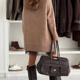 Stella | Sweater Oversized de Gola Alta