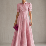 Aria | Vestido Curto com Mangas Bufantes