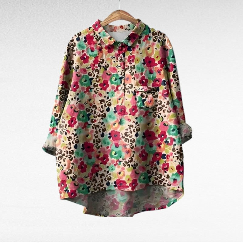 Noémie | Blusa de Linho Elegante para o Verão