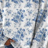 Milka | Sous-pull floral artístico