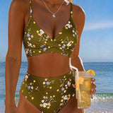 ROMINA™ | Bikini Sexy Entrecruzado Impresso Floral