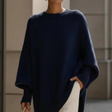 Livia – Sweater poncho oversized suave