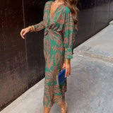 Celeste | Vestido Midi Eleganza Fiorita