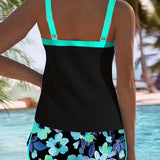 Laluna® | Conjunto Tankini elegante em duas peças