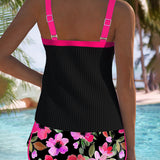 Laluna® | Conjunto Tankini elegante em duas peças