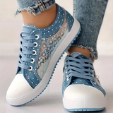 CAROL | SAPATILHAS ELEGANTES COM DETALHES FLORAIS