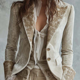 Amberly | Blazer Tailored Bordado