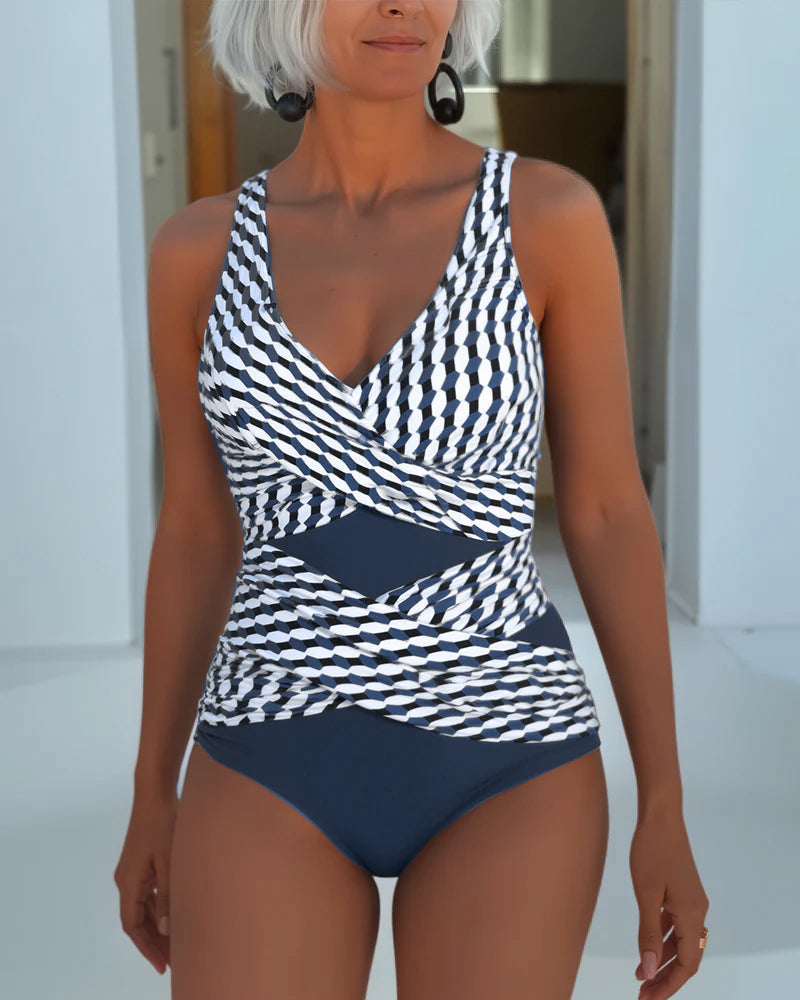 Ashley™ | Traje de banho com design cruzado para estilo casual de resort