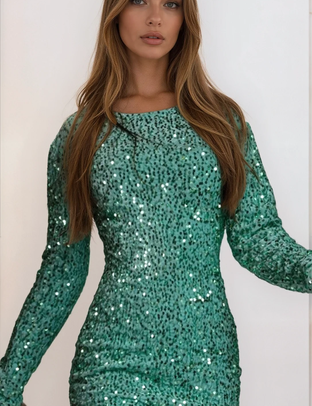 Inari | Vestido curto com lantejoulas