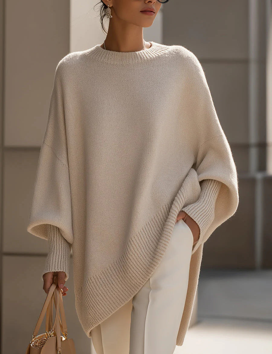 Livia – Sweater poncho oversized suave