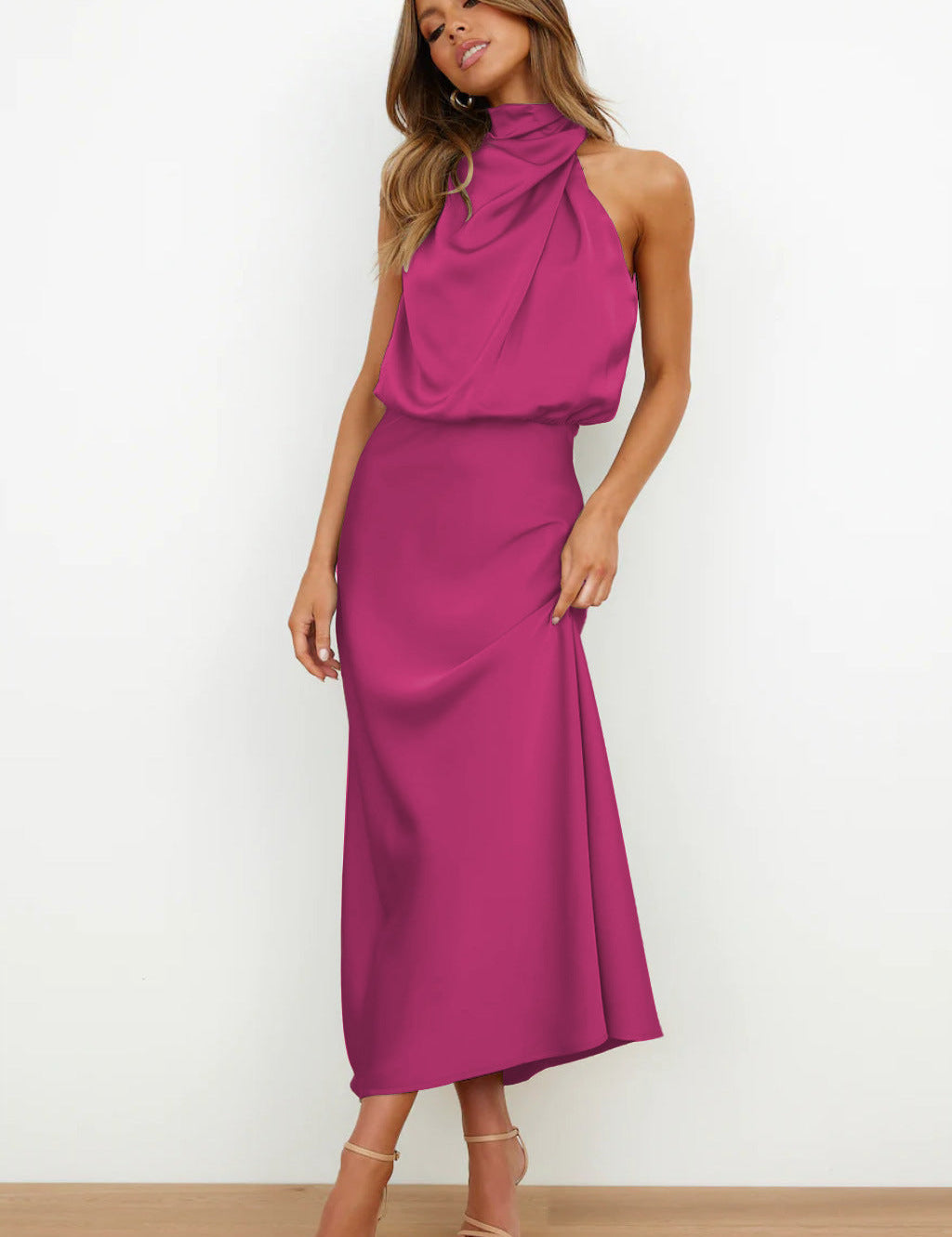 Tyra | Vestido de soirée elegante com decote halter
