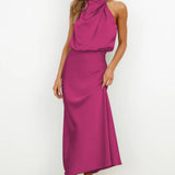 Tyra | Vestido de soirée elegante com decote halter