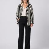 Casaco Acolchoado Gráfico Zebra Sylvie