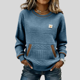 Céline | Sweat Color-Block Gola Redonda