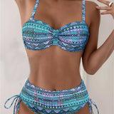 MILAGROS™ | Conjunto de bikini com estampado étnico sexy