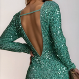 Inari | Vestido curto com lantejoulas