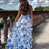 Uri | Vestido Midi Floral com Rendas