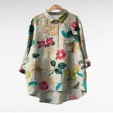 Camille | Blusa de Linho Elegante para o Verão