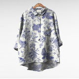 Claire | Blusa de Linho Elegante para o Verão