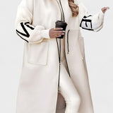 Rosa - Casaco-cardigan elegante