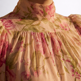 Rosário | Vestido Longo Floral de Chiffon