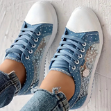 CAROL | SAPATILHAS ELEGANTES COM DETALHES FLORAIS