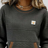 Céline | Sweat Color-Block Gola Redonda